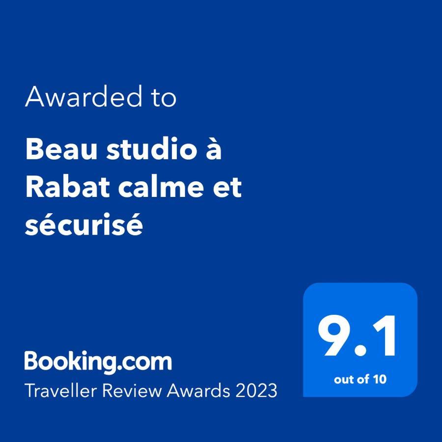 Beau Studio A Rabat Calme Et Securise Apartment Luaran gambar